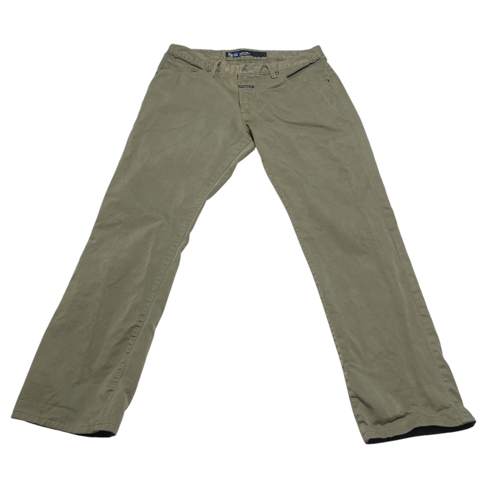Marithe Francois Girbaud Vintage Y2K Twisted Five Green Denim Jeans Mens Size 34